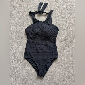 Kona Sol Black One-Piece Swimsuit